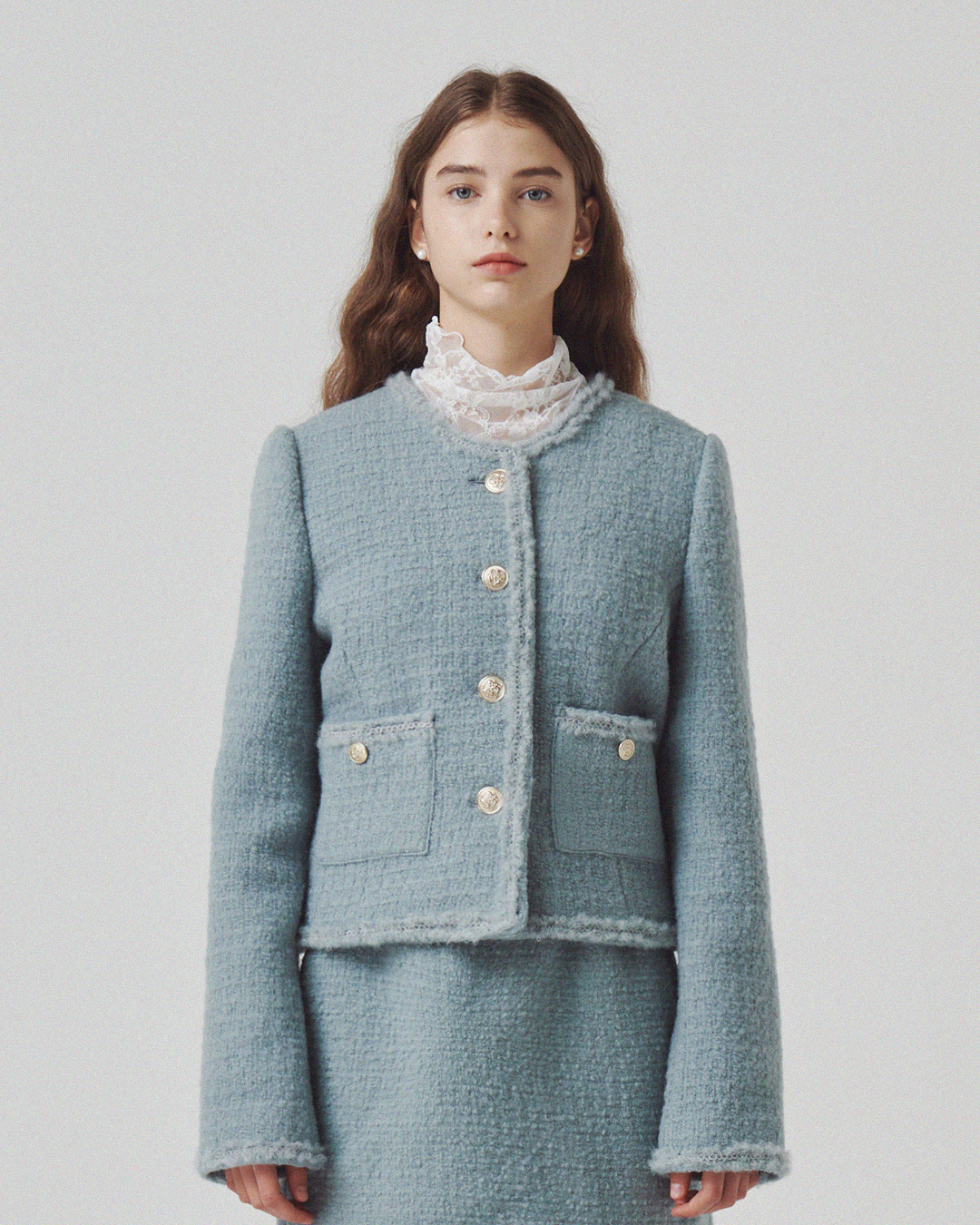 flétta wool jacket blue