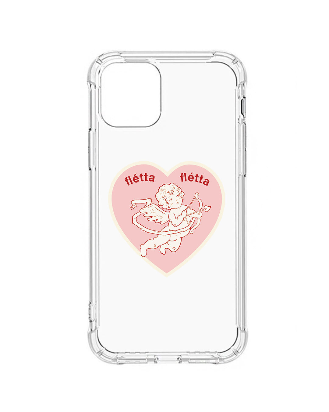 flétta iphone case baby pink
