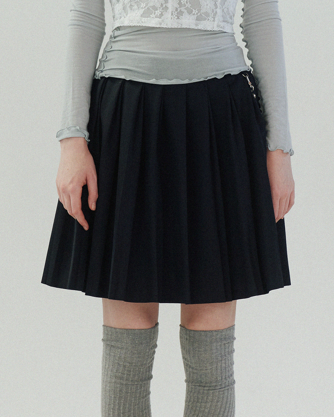 flétta pleats skirt (바로배송)